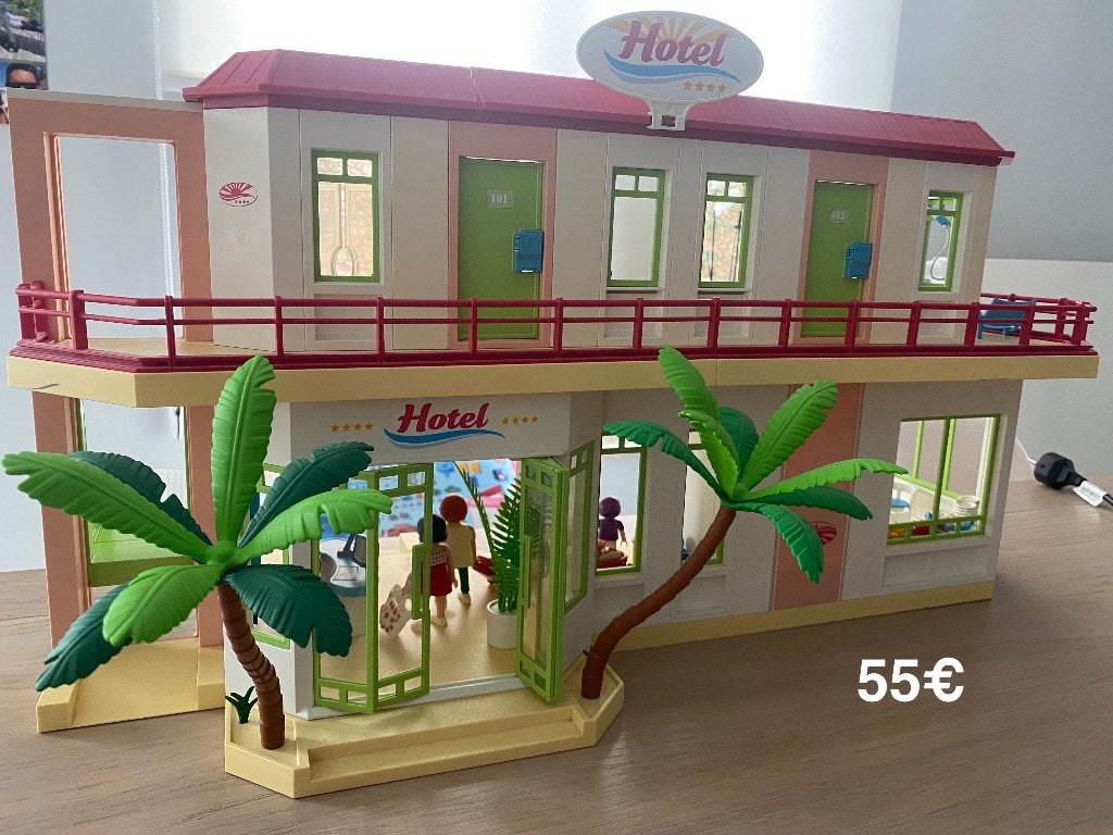 Playmobil Hotel, Kinderen en Baby's, Gebouw, Complete set, 1.2.3, Ophalen of Verzenden