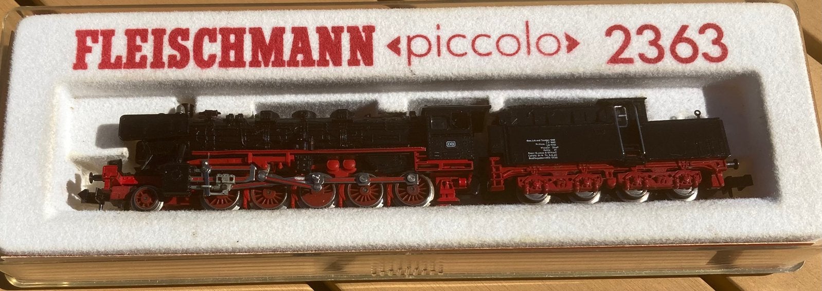 Fleischmann Piccolo 2363 – N‑schaal – stoomlocomotief, Fleischmann, Ophalen of Verzenden, Zo goed als nieuw, Analoog
