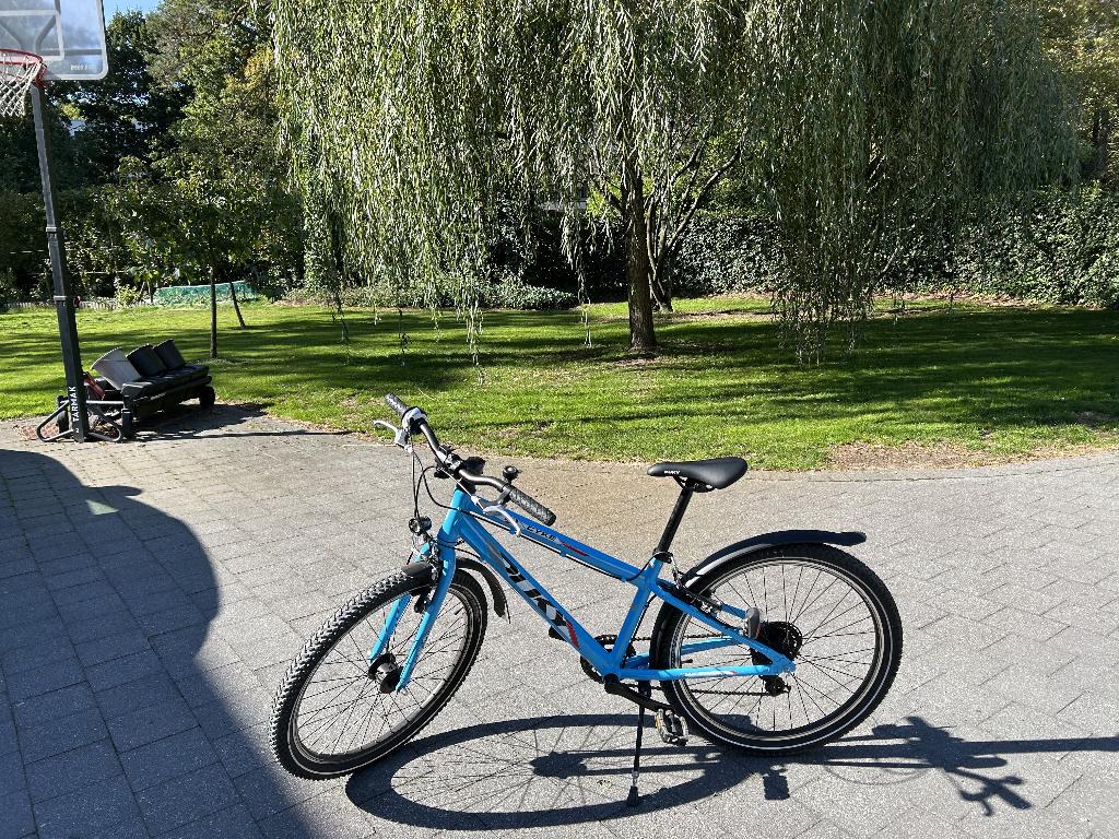 Kinder Fiets Puky CYKE Active 24" 8-speed blauw (8-12 jaar), Ophalen, Terugtraprem, 24 inch, Puky