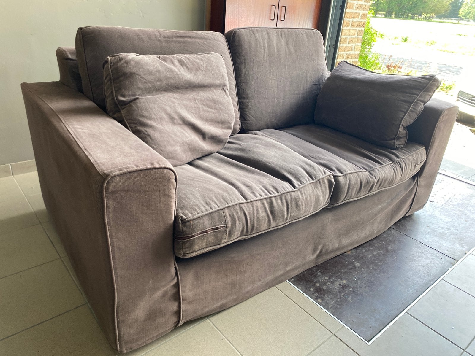 Zetel, Ophalen, Gebruikt, 100 tot 125 cm, 150 tot 200 cm