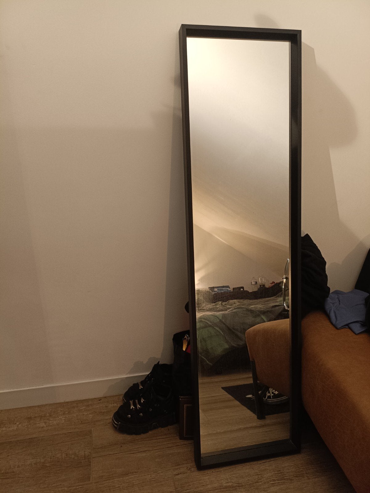 Grote spiegel, Huis en Inrichting, Ophalen, Minder dan 50 cm, 100 tot 150 cm, Zo goed als nieuw