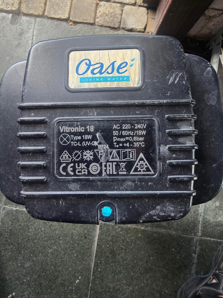 Oasis Vitronic 18 W, Enlèvement, Comme neuf, Filtre de bassin