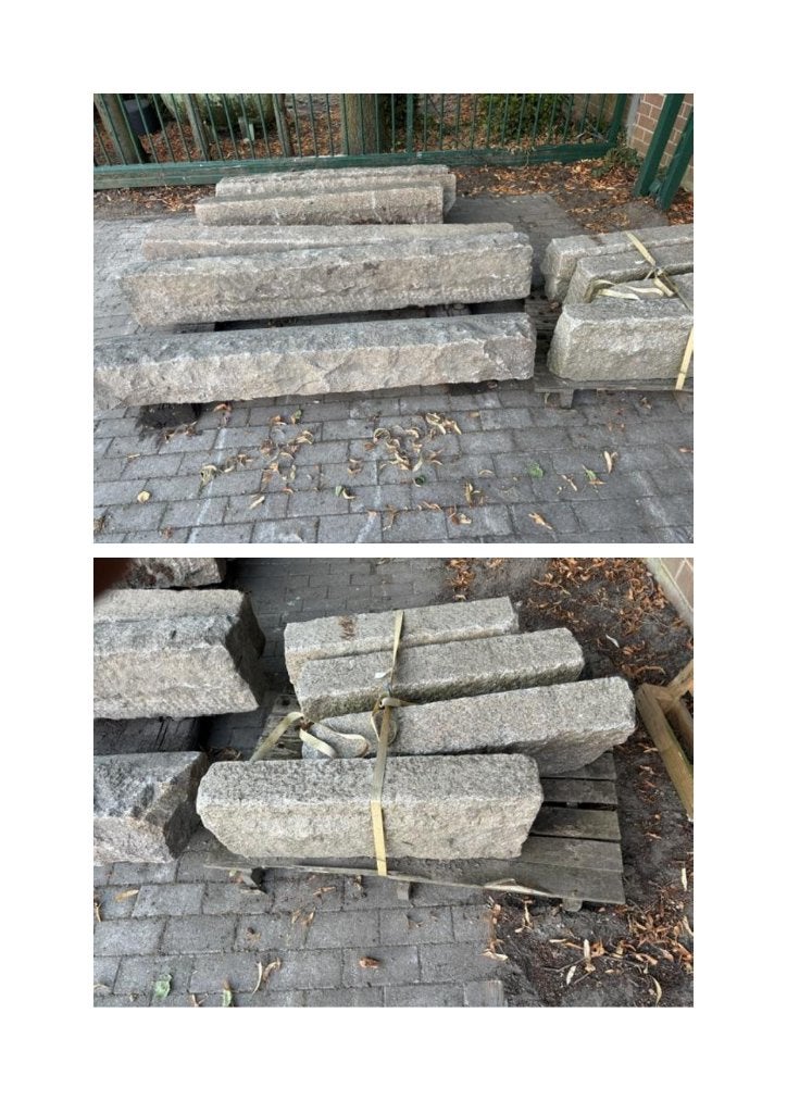 boordstenen, Bordure, 25 à 50 cm, Moins de 25 cm, Utilisé