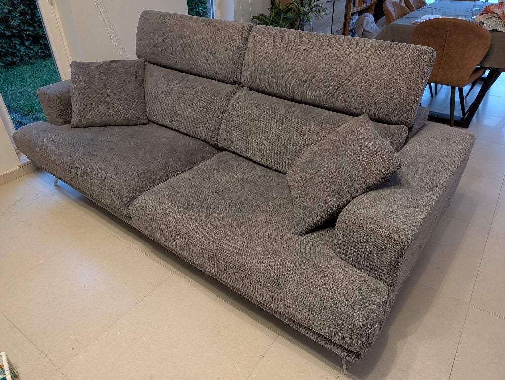 Canapé 3 places, Maison & Meubles, Canapés | Salons, Utilisé, Banc droit, Trois personnes, 200 à 250 cm, 100 à 125 cm, Tissus
