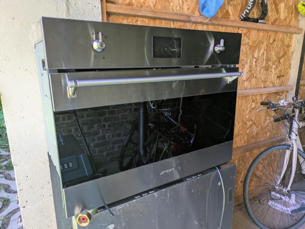 Smeg combioven, Ophalen, 45 tot 50 cm, Gebruikt, Smeg