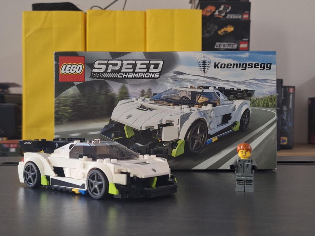 Lego Speed Champions 8 stud, Gebruikt, Lego, Compleet, Complete set