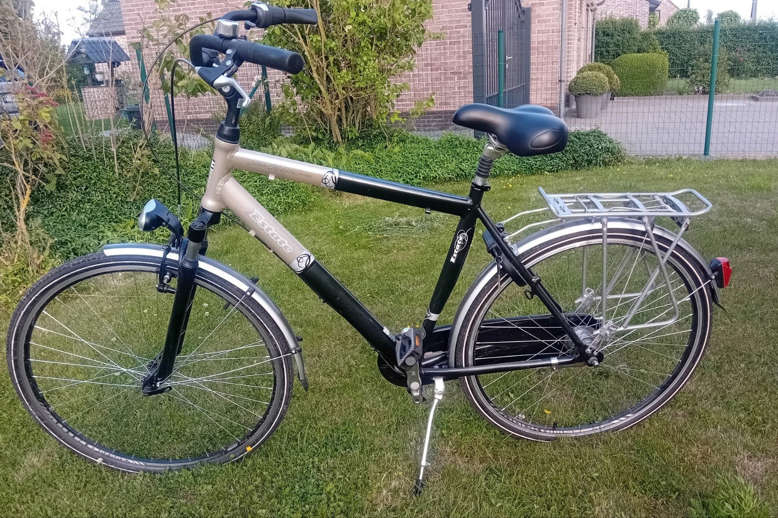 Jongensfiets herenfiets alu Estate 28inch 7speed maat 54cm🚴, Terugtraprem, Versnellingen, Zo goed als nieuw, 53 tot 57 cm