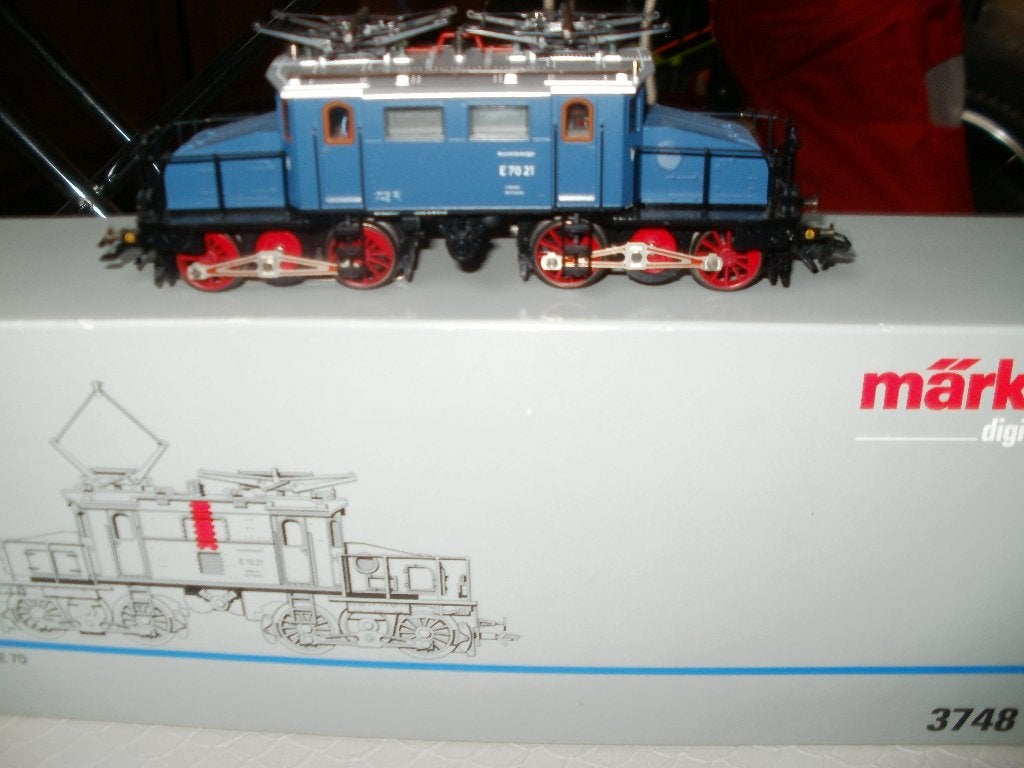 Marklin Ho E lokomotief no3748 BR E70 met ovp nieuwstaat DIG, Hobby en Vrije tijd, Wisselstroom, Locomotief, Ophalen of Verzenden