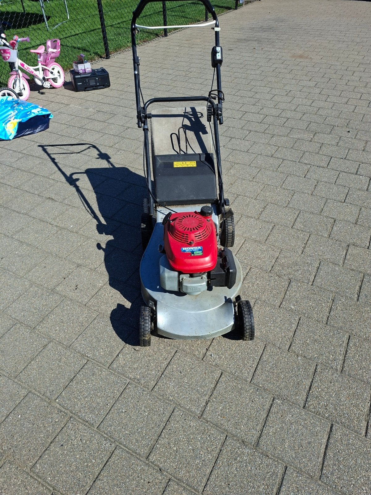 honda grasmaaier, Ophalen