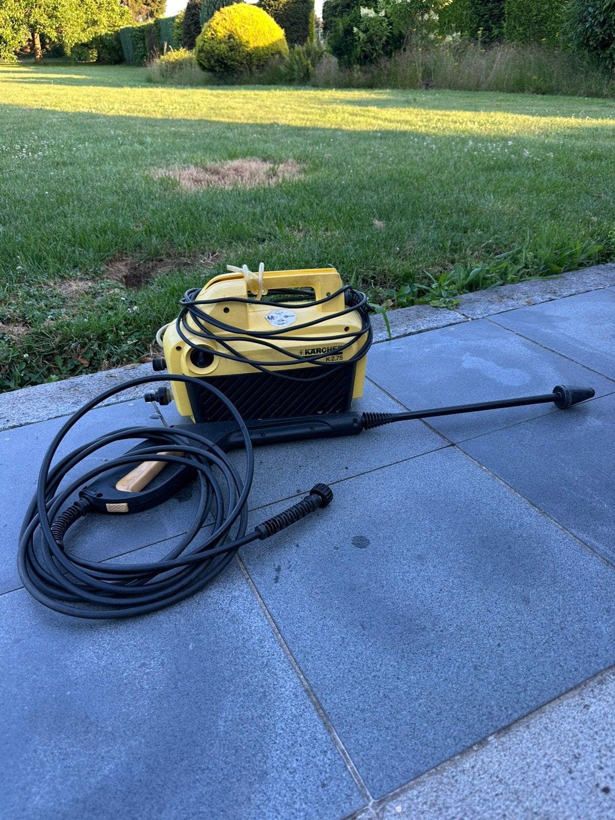 Nettoyeur haute pression Karcher K2.75, Enlèvement ou Envoi, Utilisé, Électrique, Avec arrêt et démarrage automatiques