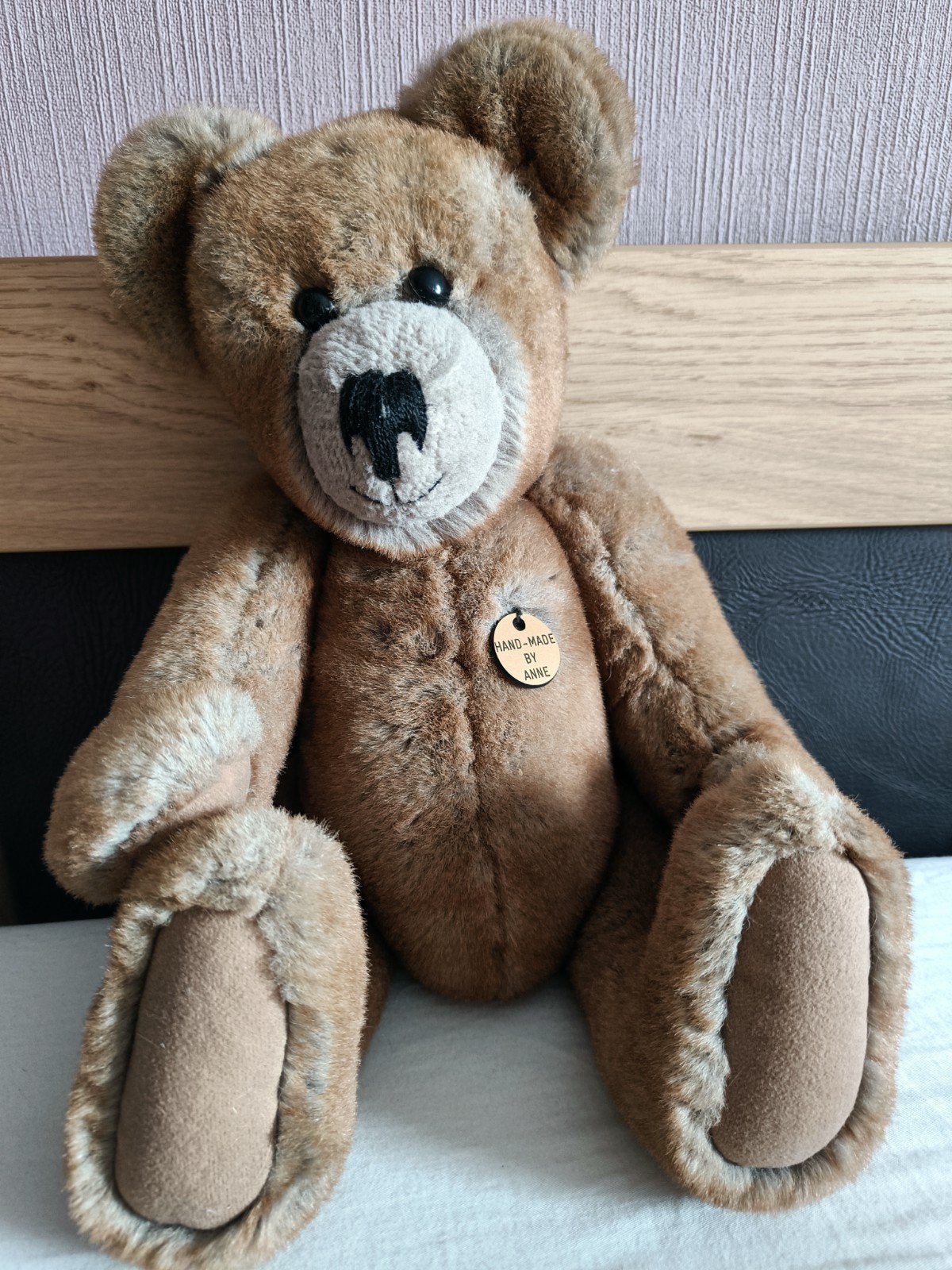 teddybeer hand-made by Anne, Ophalen