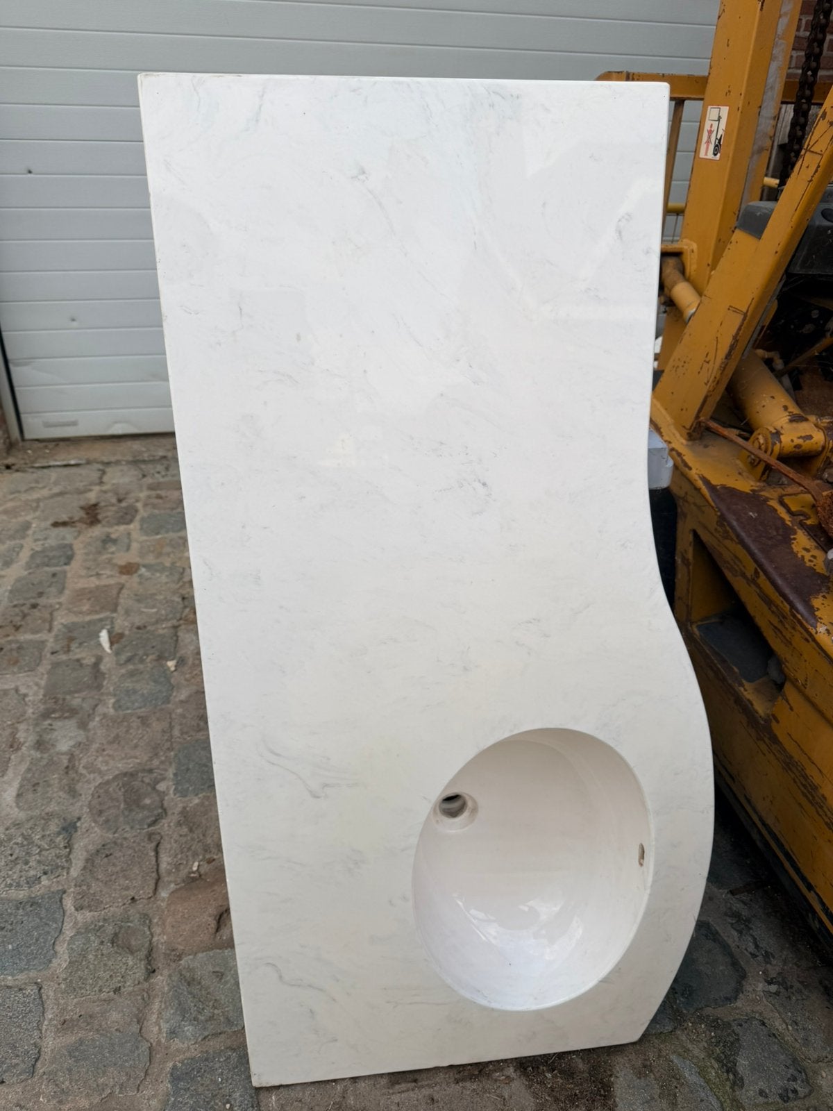 Wasbak met blad, Ophalen, Zo goed als nieuw