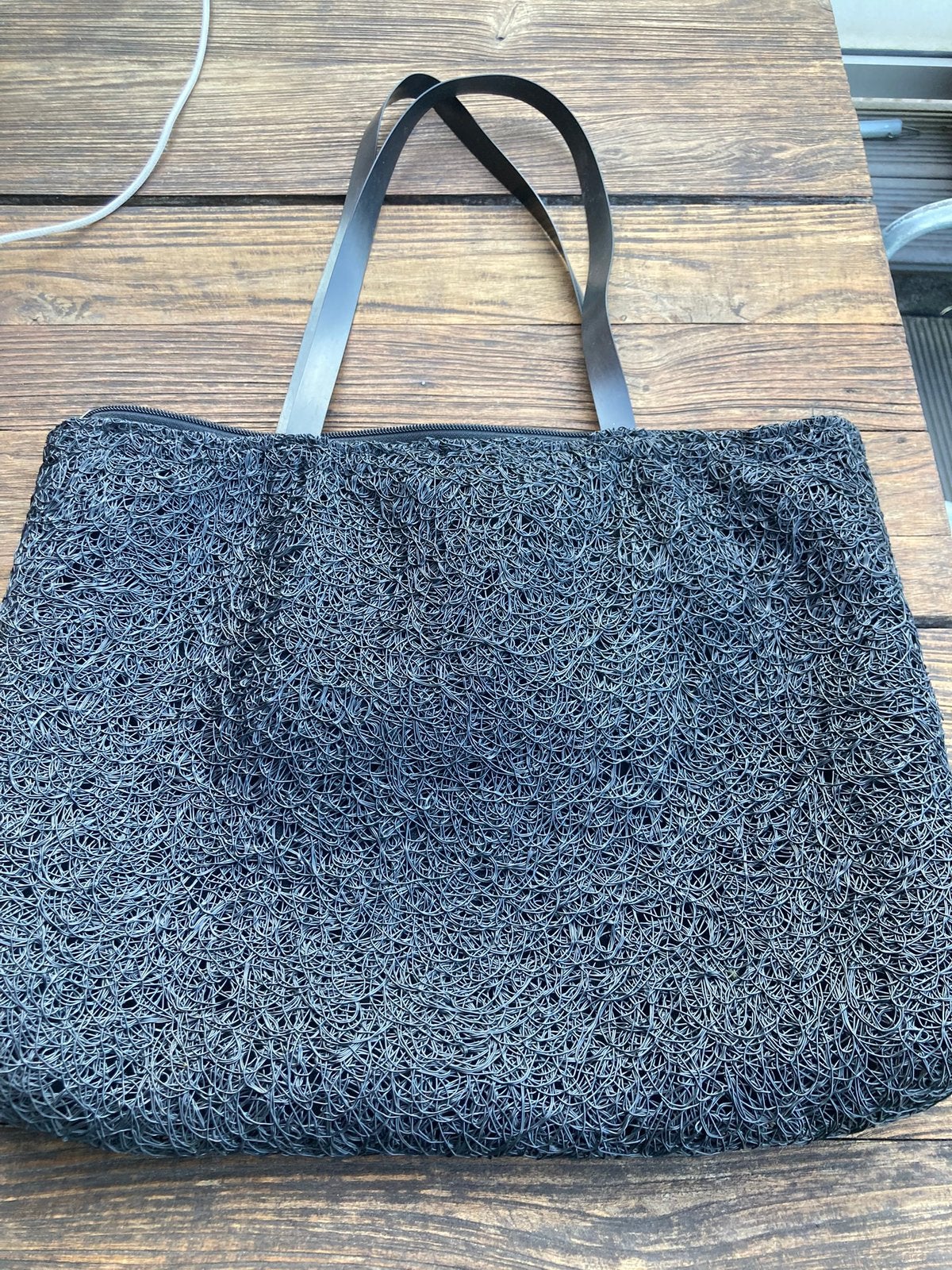 Handtas Chilewich, Handtassen en Accessoires, Tassen | Damestassen, Ophalen of Verzenden, Gebruikt, Zwart, Handtas
