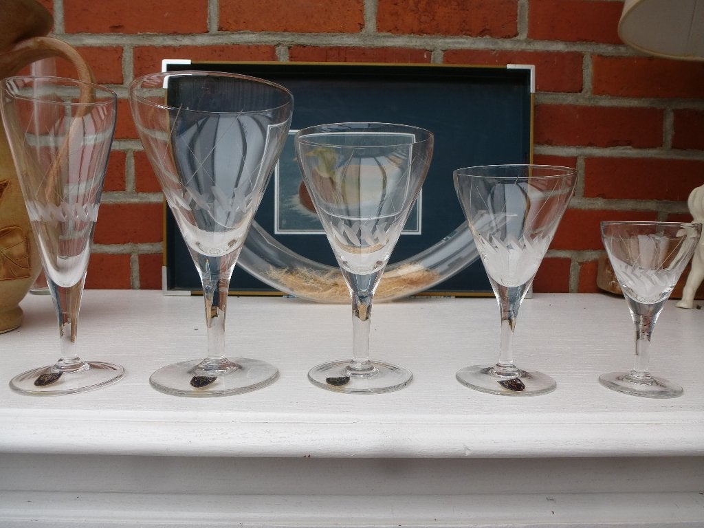 Twee glazensets, Antiek en Kunst, Ophalen