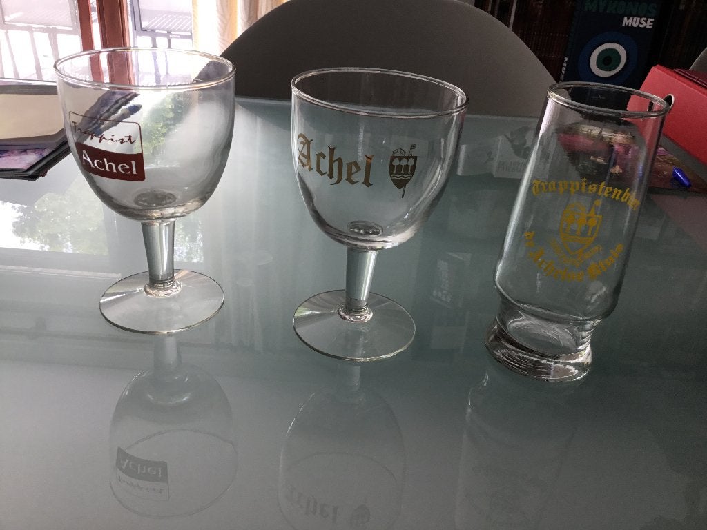 Trois verres trappistes achel, Ophalen of Verzenden, Zo goed als nieuw