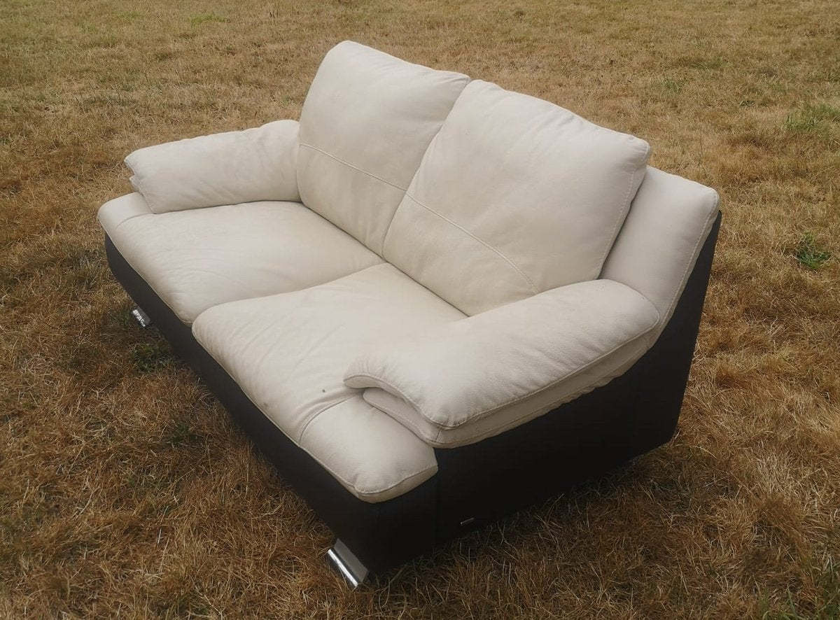 Natuzzi editions leren bank, Ophalen, Zo goed als nieuw, Rechte bank, Leer