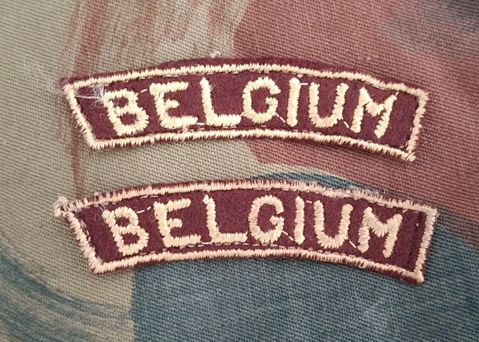 ABL BUNC BELGIUM PATCH PAAR KOREA, Verzamelen, Militaria | Algemeen, Ophalen of Verzenden