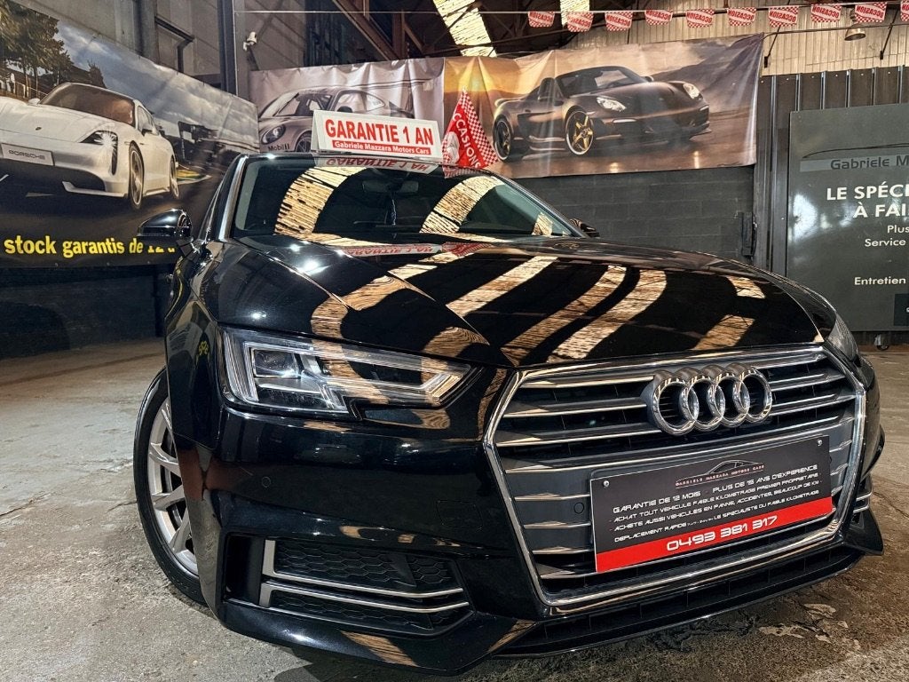 Audi A4 S-Line 2.0TDI CarPlay Cuir LED Caméra, Cuir, Achat, Cruise Control, Entreprise