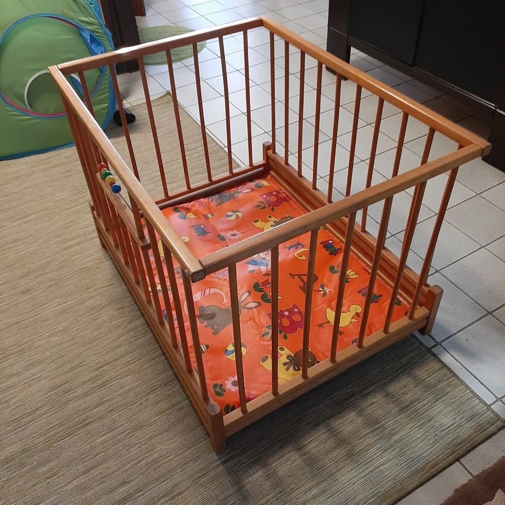 Kinderpark opvouwbaar met matras, Ophalen, Gebruikt, Rechthoekig