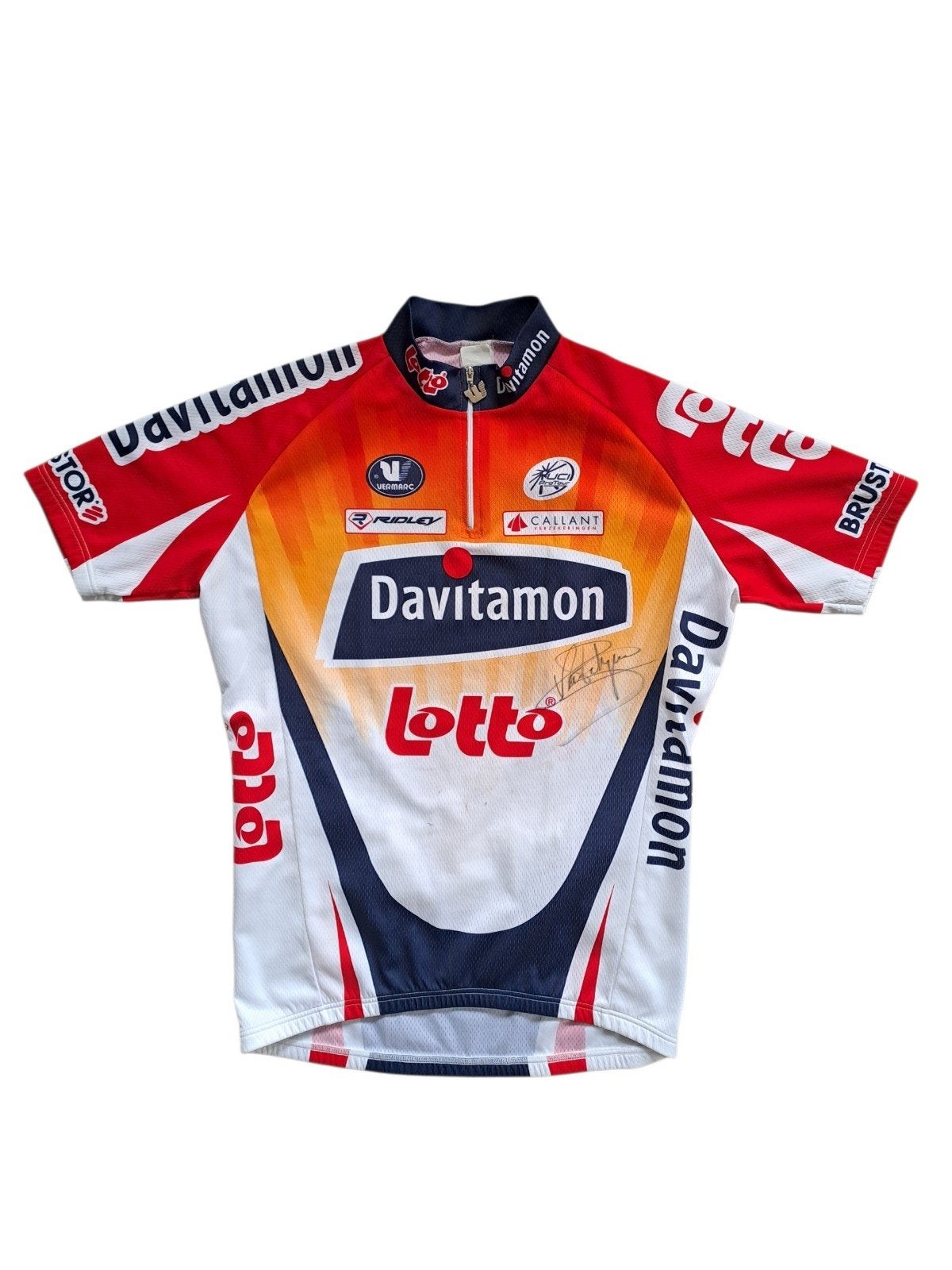 wielertrui Davitamon Lotto 2005, Sport en Fitness, Wielrennen, Ophalen of Verzenden