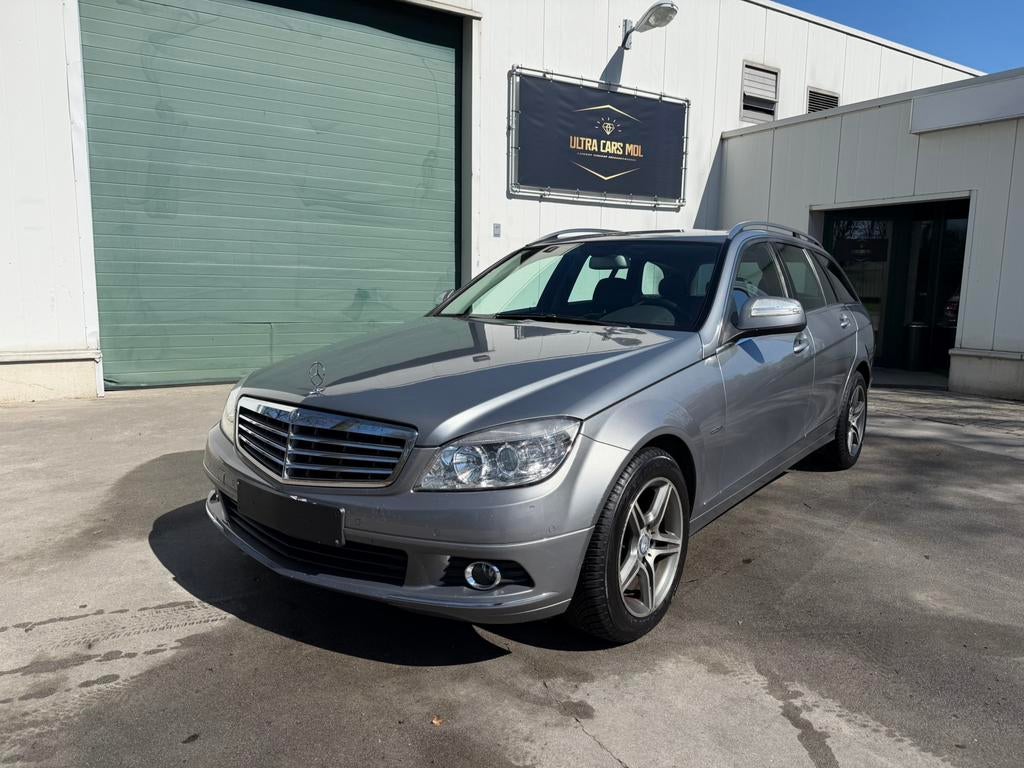 Mercedes C180 Kompressor Benzine 1.8 Elegance/Leder/GEKEURD, Cuir, Achat, Entreprise, Boîte manuelle