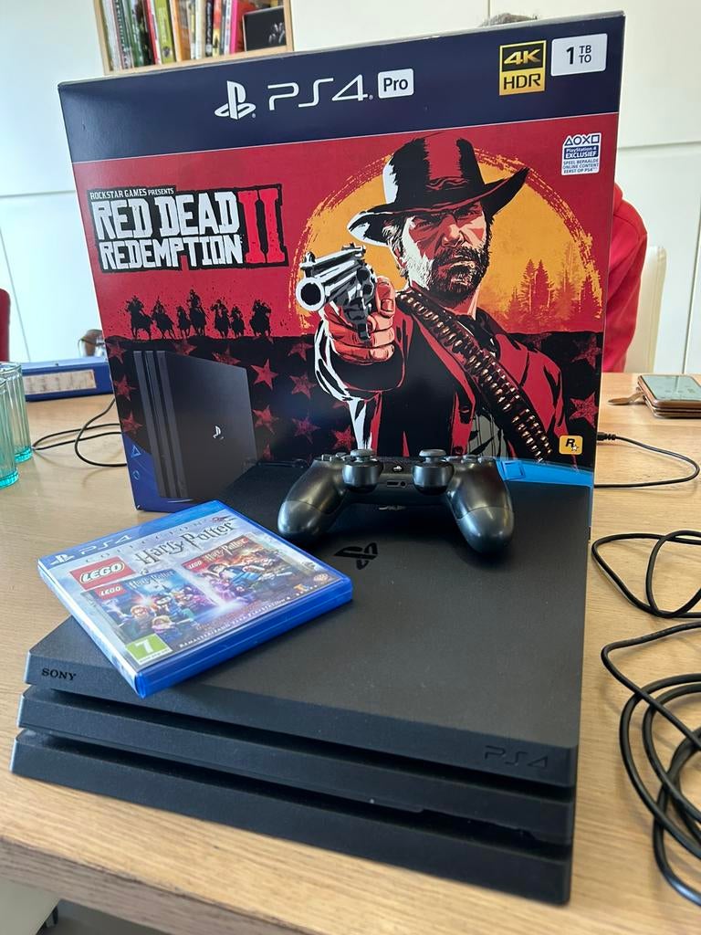 Playstation 4 Pro 1TB + 1 controller, Ophalen, 1 TB, Met 1 controller, Pro