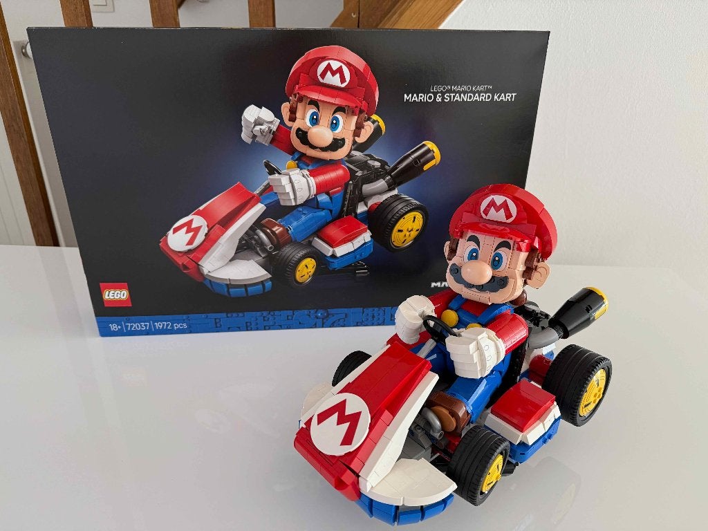 Lego Mario Kart: Mario en standaard kart (72037), Ophalen, Inclusief instructies, Lego, Zo goed als nieuw