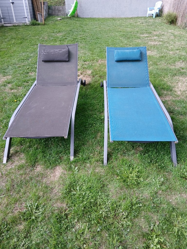 Lits de jardin, Jardin & Terrasse, Enlèvement, Utilisé, Réglable