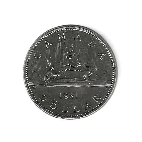 Canada, 1 Dollar 1981., Ophalen of Verzenden, Noord-Amerika, Losse munt