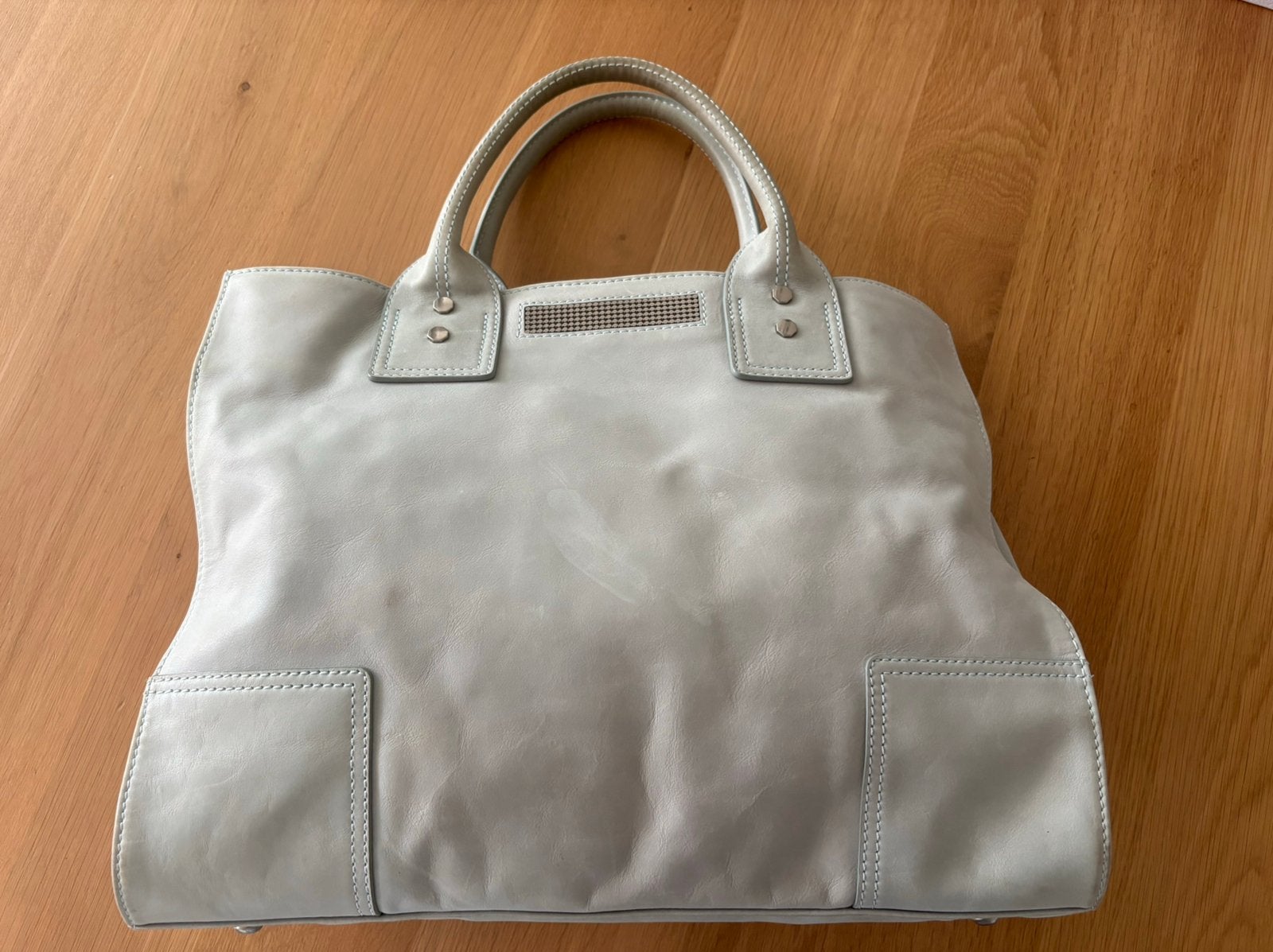 Clio Goldbrenner handtas watergroen/grijsgroen 40/30/16, Handtassen en Accessoires, Tassen | Damestassen, Ophalen of Verzenden