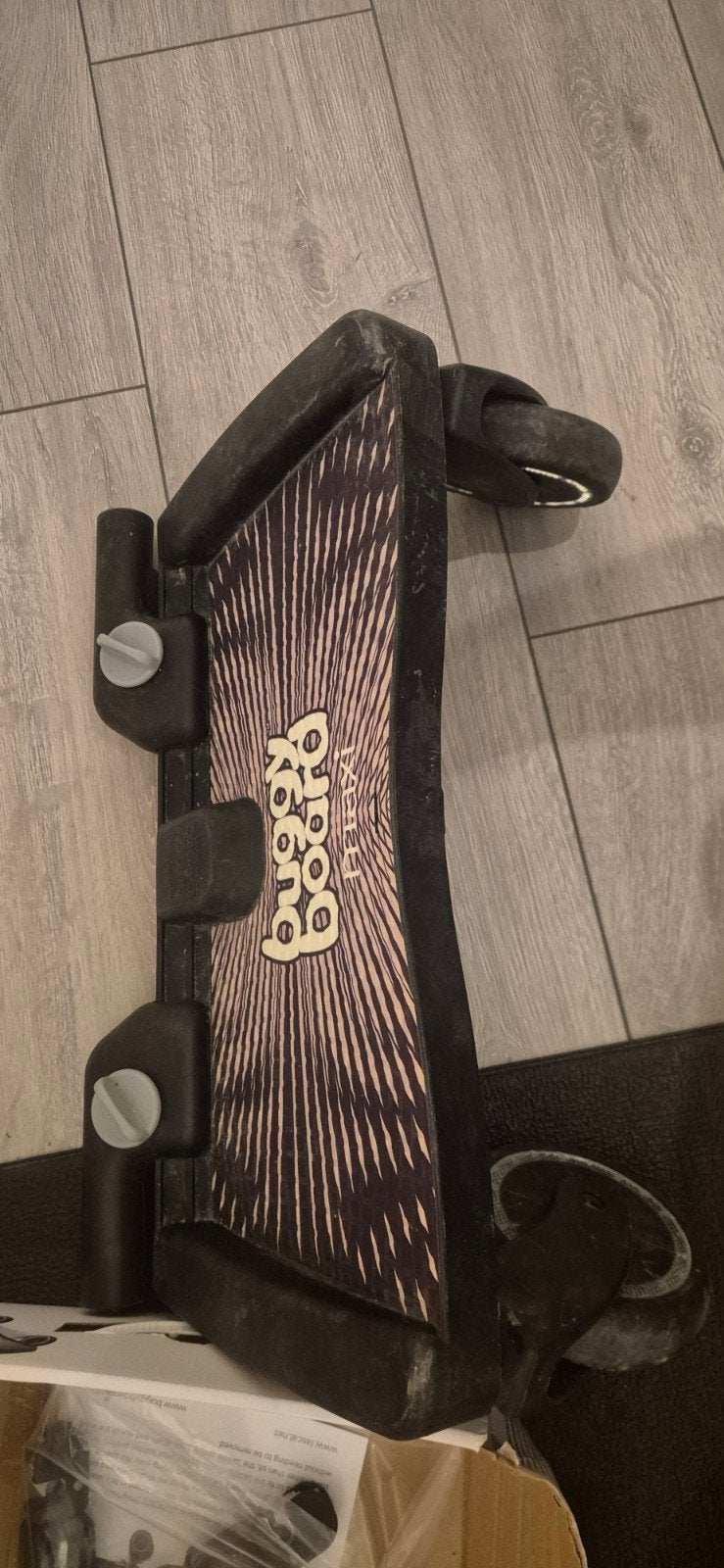 Buggyboard maxi lascal, Ophalen