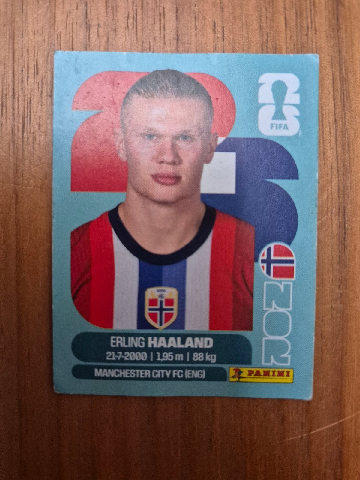 Panini WK 26 Erling Haaland, Verzamelen, Sportartikelen en Voetbal, Ophalen of Verzenden