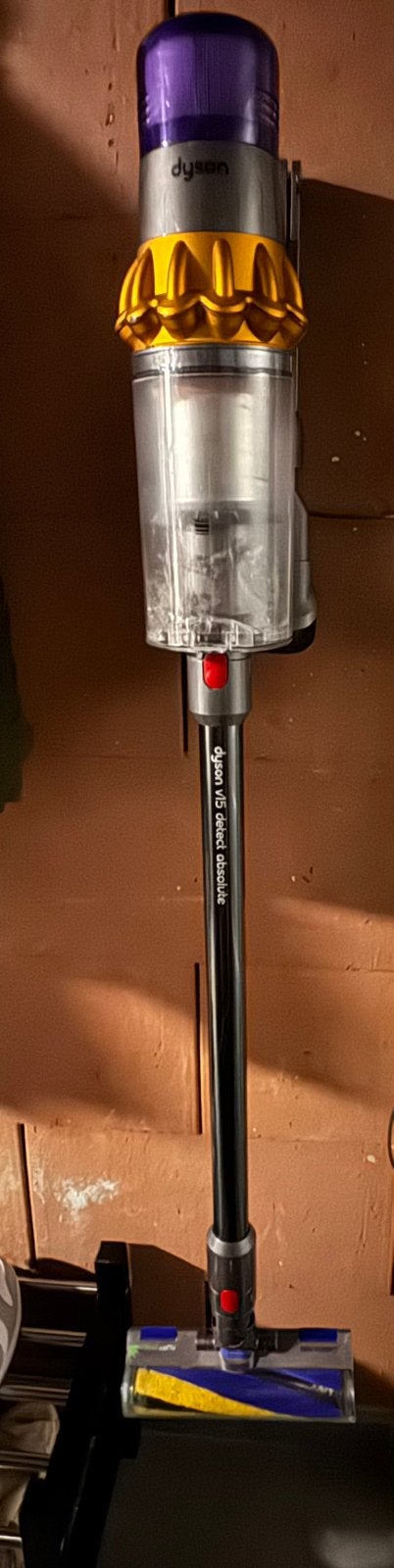 Dyson v15 detect absolute, Réservoir, Aspirateur balai, Comme neuf, Enlèvement