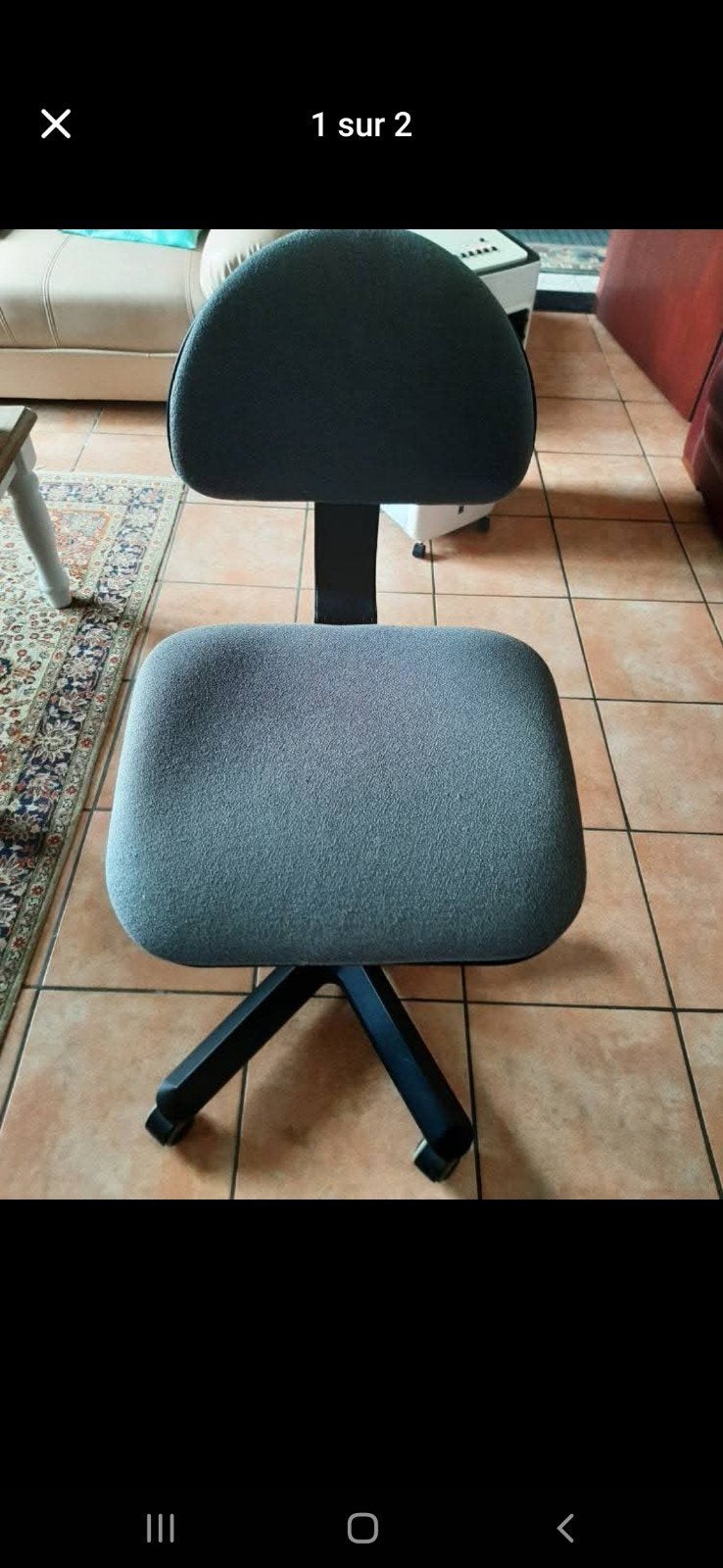 chaise de bureau, Ophalen, Bureaustoel