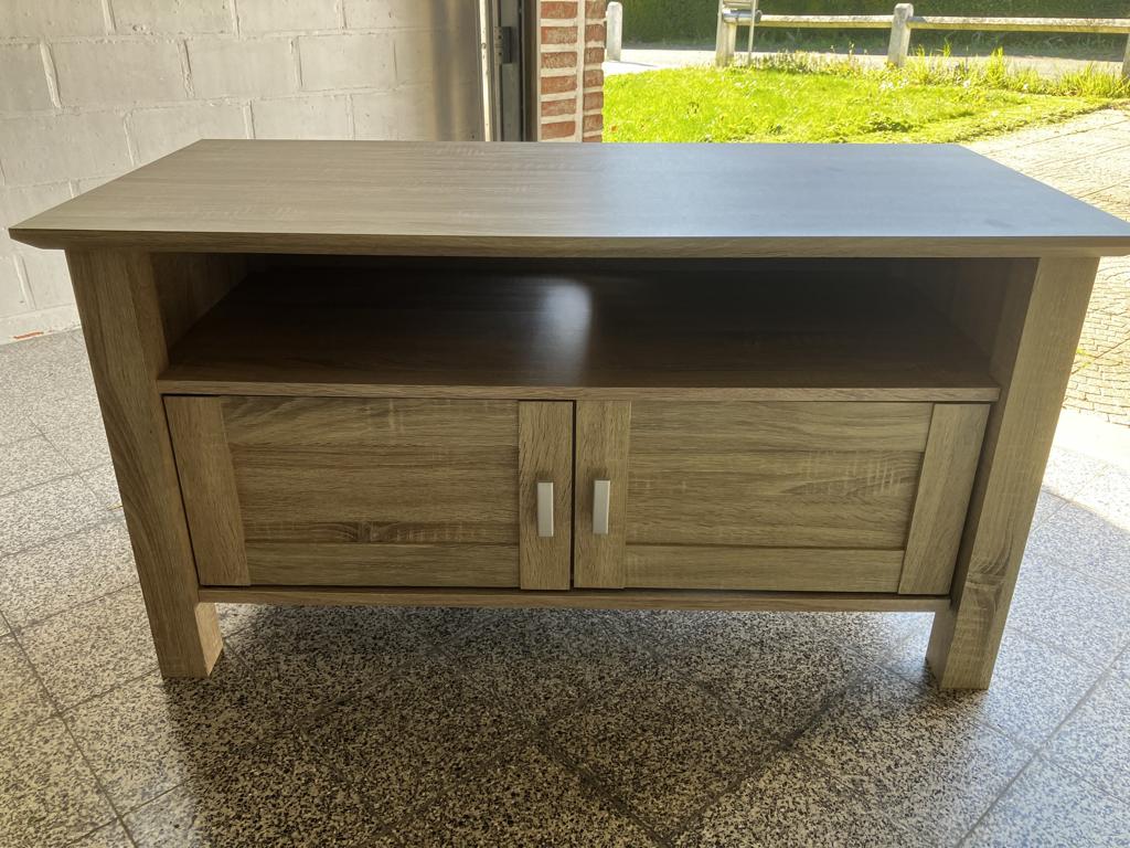 TV- Kast, Ophalen, Zie foto, Gebruikt, Teakhout
