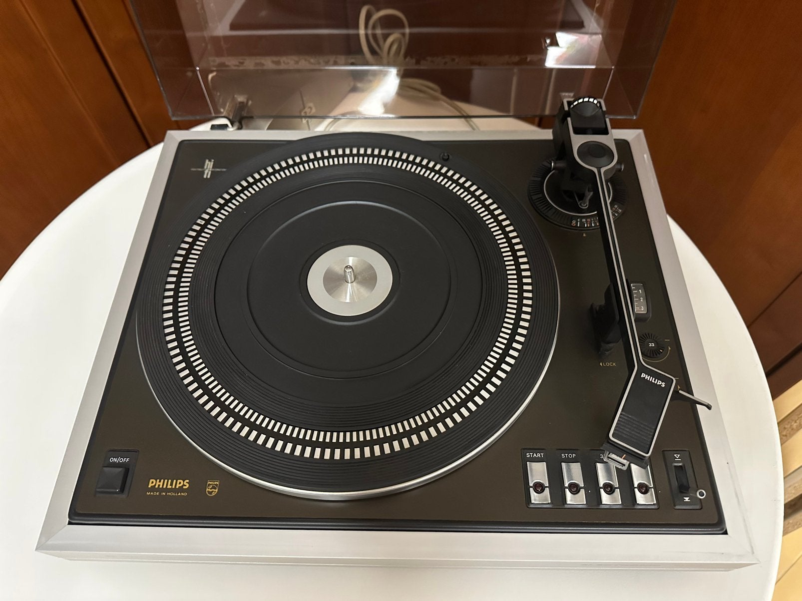 Philips 22GA222 HiFi Electronic Platenspeler/Platenspeler222, Ophalen, Philips, Automatisch, Zo goed als nieuw
