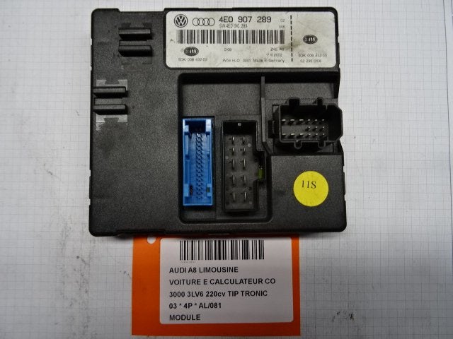 COMPUTER Audi A8 (D3) (01-2003/07-2010) (4E0907289), Info@audi.de, Audi, Audi AG, Gebruikt
