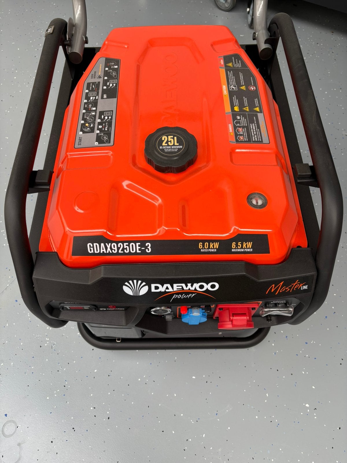 Daewoo GDAX9250E-3 Stroomgenerator, Ophalen