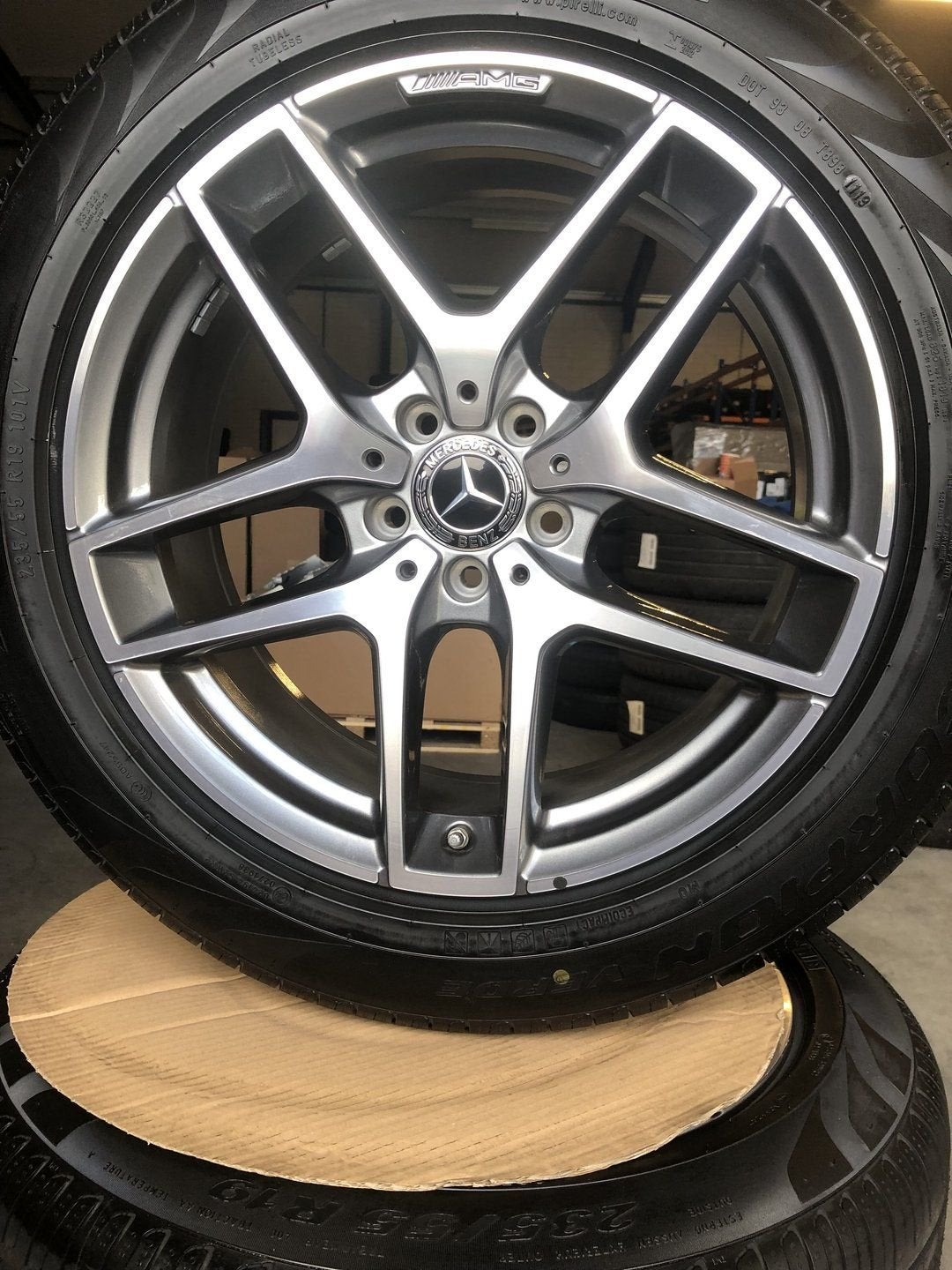 originele 19 inch Mercedes GLC  X253 19  AMG  a2534011800, 19 inch, -, -, Banden en Velgen