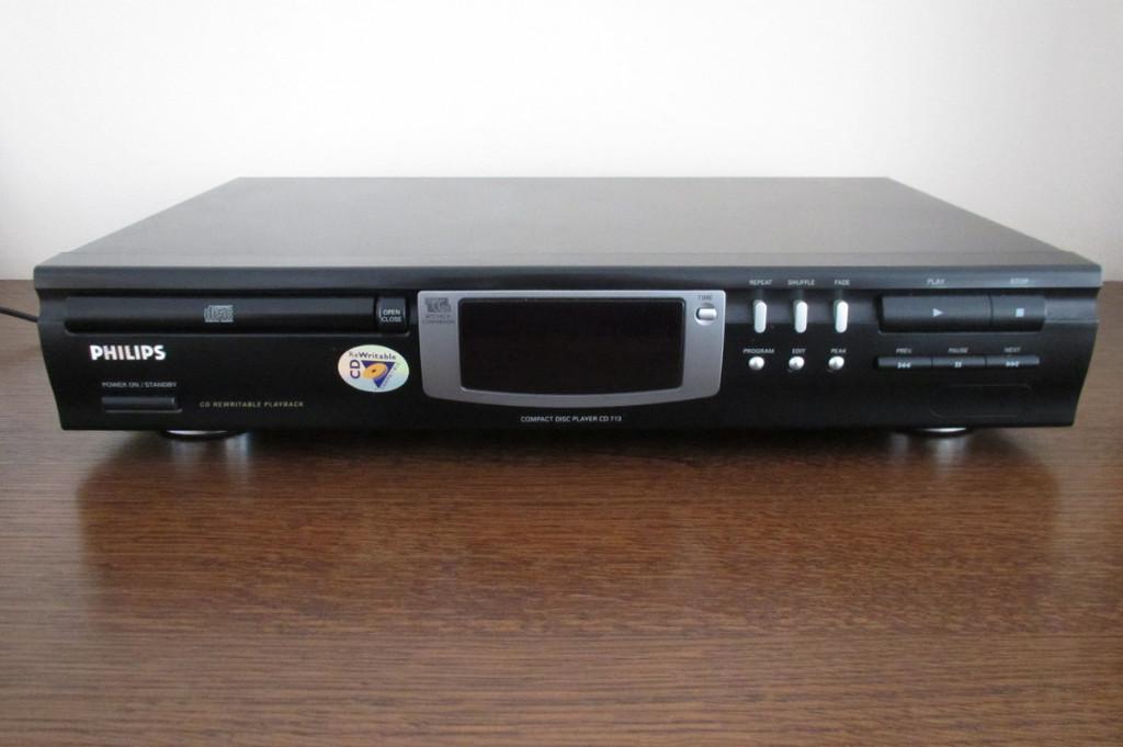 Philips CD CDR CDRW speler Type CD713, TV, Hi-fi & Vidéo, Lecteurs CD, Enlèvement, Comme neuf, Philips