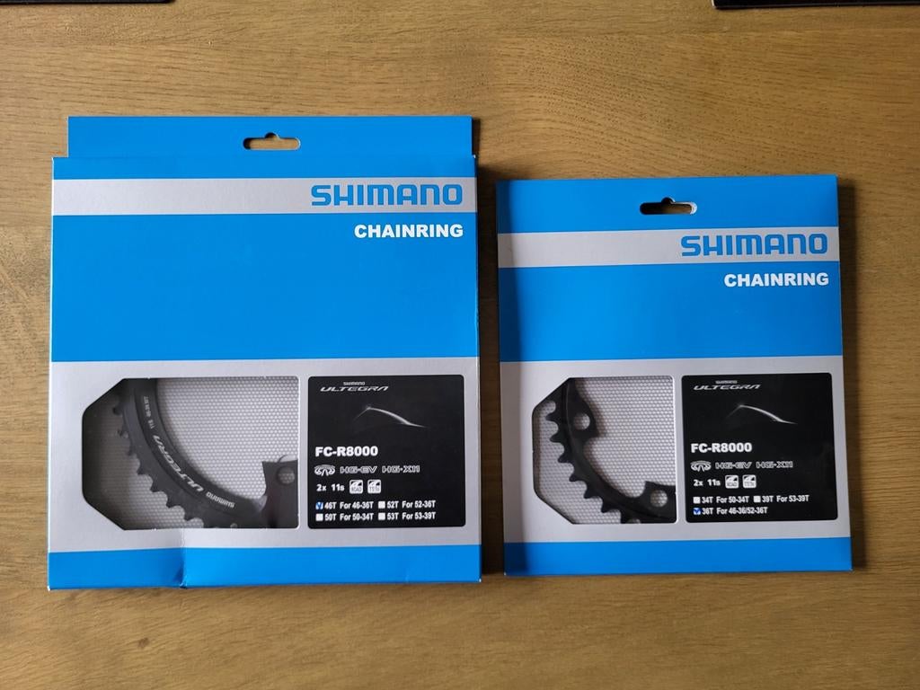 Shimano Ultegra FC R8000 tandbladen NIEUW, Ophalen of Verzenden, Nieuw, Shimano, Aluminium