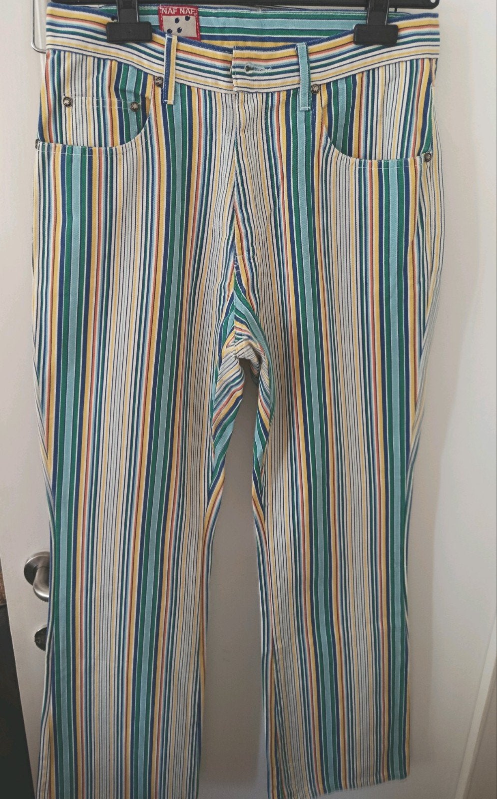 Nafnaf Pantalon T.38/40, Kleding | Dames, Broeken en Pantalons, Ophalen of Verzenden, Meerkleurig, Lang
