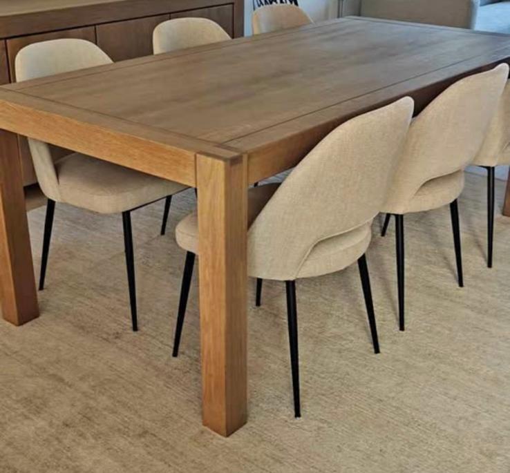 Massief eiken tafel, Enlèvement, Comme neuf