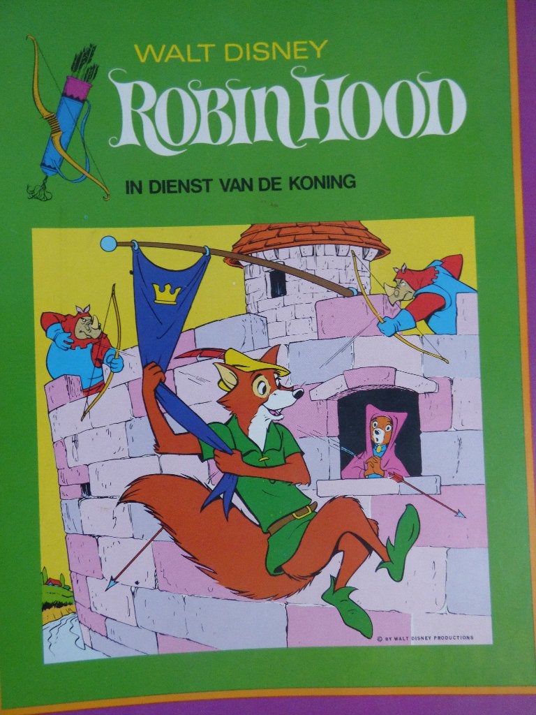 robin hood , walt disney reeks , complete reeks nr 1,2,3,4, Livres, BD, Enlèvement ou Envoi