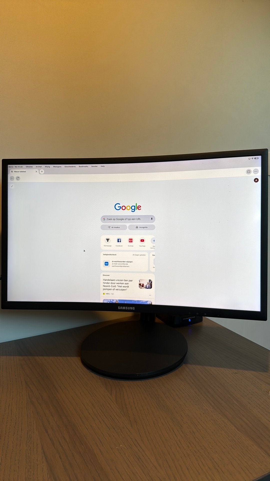 Samsung 1080p curved 144hz scherm, Ophalen, Zo goed als nieuw, DisplayPort, VA
