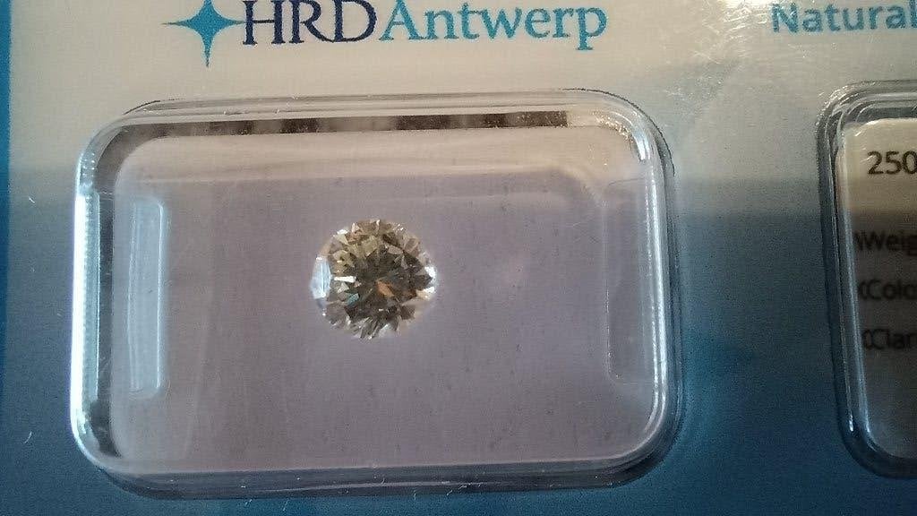 Zeer schone, Natuurlijke Diamant. Briljant geslepen. 0,70 ct, Ophalen of Verzenden, Zo goed als nieuw