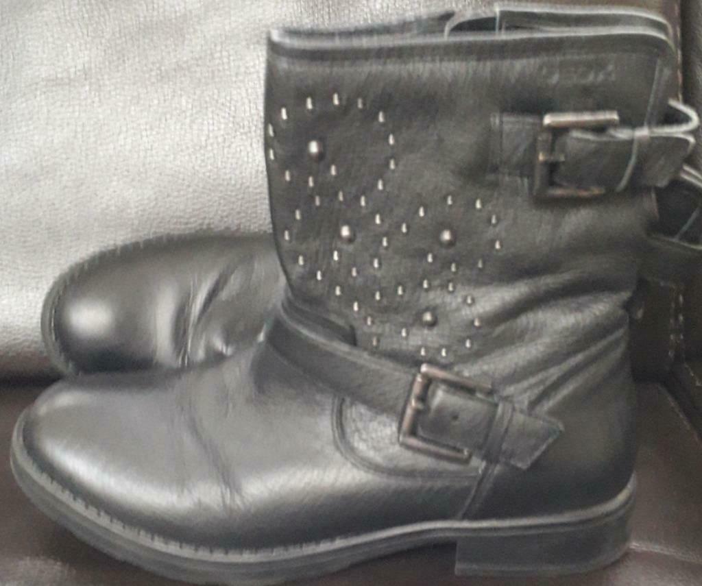 Bottine Geox cuir, Gebruikt, Meisje, Ophalen of Verzenden, Laarzen