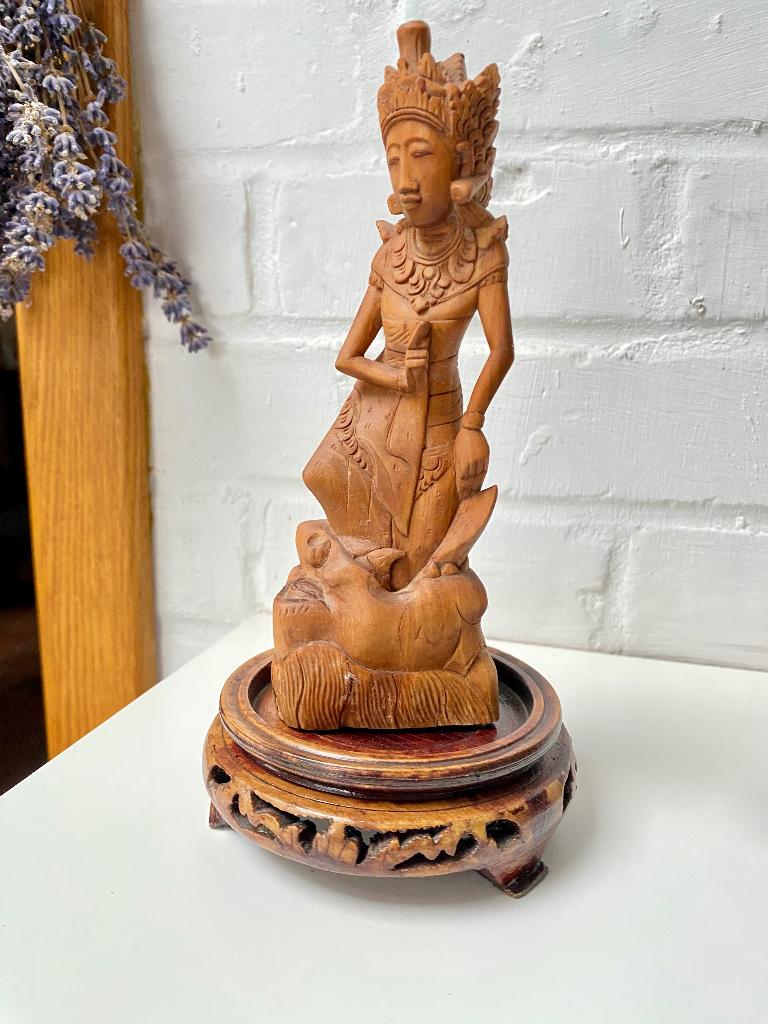 Sculpture Japonaise en bois, Antiquités & Art, Enlèvement ou Envoi