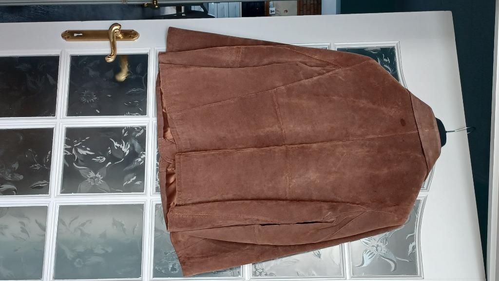 Veste en daim, Enlèvement, Comme neuf, Taille 46/48 (XL) ou plus grande, Brun
