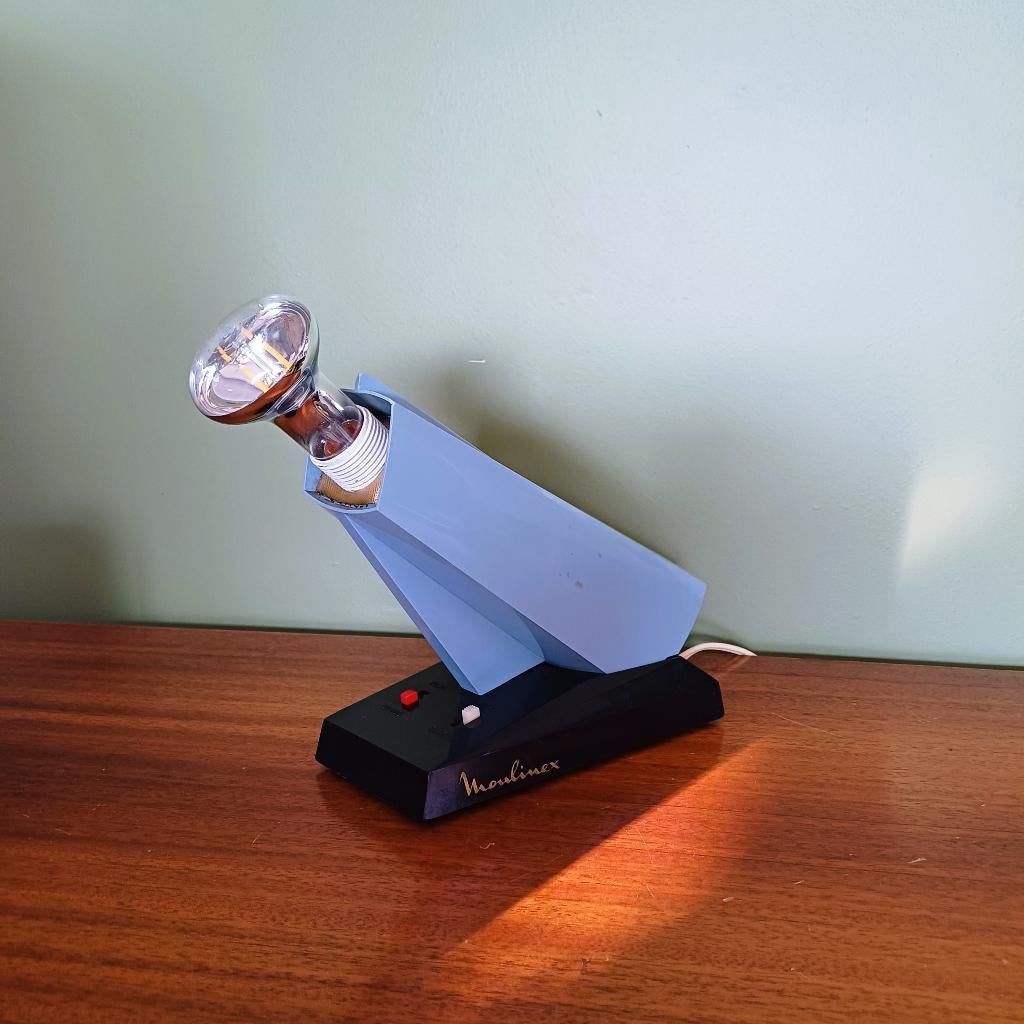 Vintage Space Age lamp Moulinex upcycled, Ophalen of Verzenden, Vintage Space Age